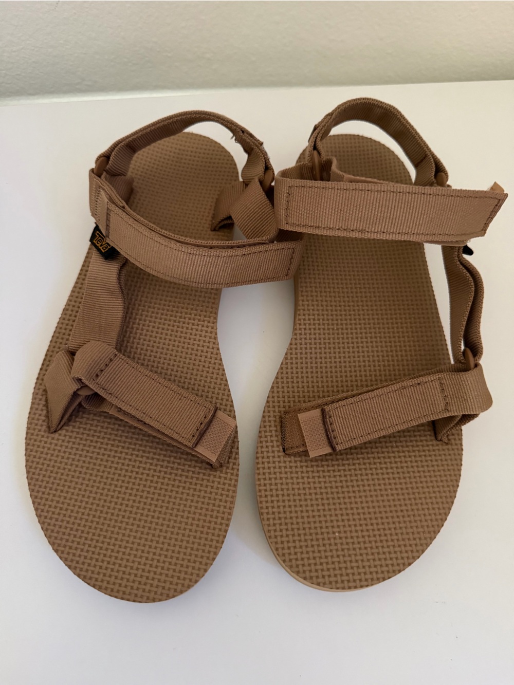 Teva Women's Tan Strap Sandals with Adjustable Closures
